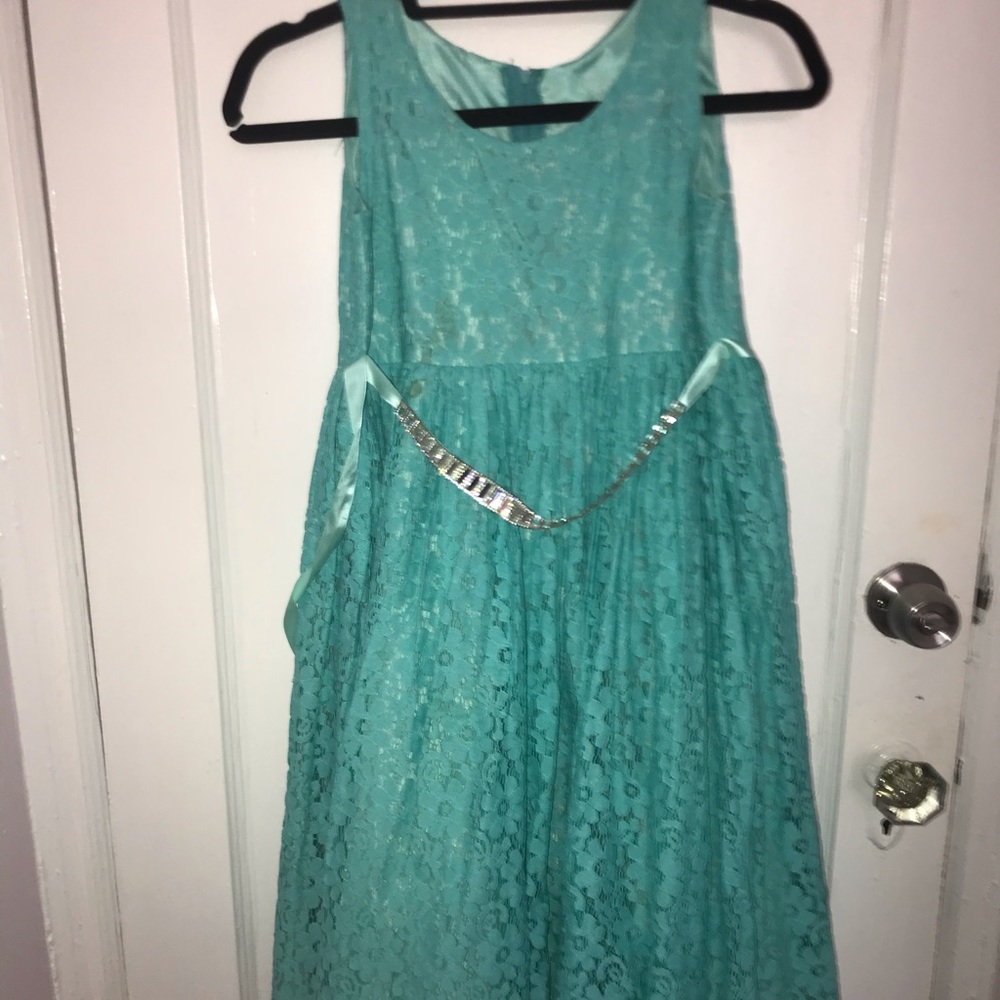 Turquoise Kids Dress
